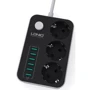 Сетевой фильтр LDNIO SE3631 Black/White: Количество розеток, шт 3