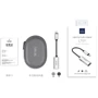 Адаптер WIWU Adapter LTO2 Lightning to 2xLightning 0.13m Sliver: Колір сріблястий