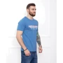 Футболка ISSA PLUS GN4-33 S синяя с принтом: Вид Футболки