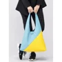 Жіноча сумка хобо Sambag HOBO M жовто-блакитна (53200128): Стиль Повседневный (Casual)
