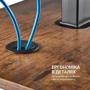 Компьютерный стол OfficePro с электрорегулировкой высоты ODE119WB: Ширина, см 136