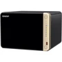 Сетевой накопитель (NAS) Qnap TS-664-8G: Слоты для дисков 4x2,5" или 3,5" HDD/SSD с интерфейсом SATA, 2xM.2 2280 PCIe Gen 3 x1