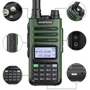 Рация Baofeng UV-13 Pro V2 green: Вид носимая