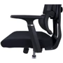Кресло АКЛАС Арктик BL R-SR LVB-308 Black OS-3000 Black Черное (00144002): Оснащение Поясничный валик, Подголовник, С колесиками, С крестовиной, Подголовник