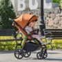 Коляска прогулочная Carrello Bravo CRL-5515 Tango Orange 2024 NF (CRL-5515 Tango Orange NF) фото 11