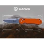 Нож Ganzo G7452P-OR (G7452P-OR): Длина клинка, см 9