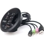 Аксессуар для ноутбуков USB хаб Grand-X + cardreader + 3,5mm audio in-out (DH-80X)