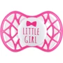 Пустышка Nuvita Air55 Cool симметричная с колпачком LITTLE GIRL 6m+ ярко-розовая (NV7085SI)