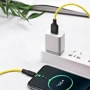 Кабель Hoco USB Cable to USB-C X21 3A 1m Black/Yellow фото 3