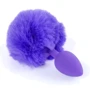 Анальная пробка S с хвостом BOSS of TOYS Boss Series - Silicon PLUG Bunny Tail Purple, BS6400101