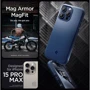 Чехол для iPhone Spigen Mag Armor MagFit Navy Blue (ACS06672) for iPhone 15 Plus: Цвет синий