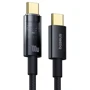 Кабель Baseus Cable USB-C to USB-C Explorer Series Auto Power-Off 100W 1m Black (P10319703111-00): Тип USB-C - USB-C