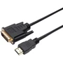 Кабель і перехідник Dynamode HDMI to DVI 24+1 1.8m (DM-CL-HDMI-DVI-1.8M)