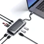 Адаптер Satechi Adapter Aluminum USB-C to 2xUSB-C+2xUSB+2xHDMI+RJ45+SD Space Gray (ST-UCMXAM): Интерфейс подключения USB-C