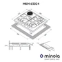Варильна поверхня газова Minola MKM 63024 I фото 6