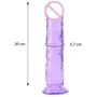 Фаллоимитатор на присоске Love stay with me - SEXTOY PENIS, RD-50S PURPLE