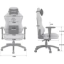 Кресло игровое Anda Seat Phantom 3 Pro Size L Black Fabric (AD18YC-06-B-F) фото 10