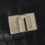 Женская сумка-сэтчел Furla 1927 M Top Handle Barpaco черная (BARPACOKO0000O6000): Фактура Тиснение, Матовая