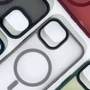 Чехол для iPhone WAVE Matte Insane Case with MagSafe Desert Titanium for iPhone 16: Материалы поликарбонат и полиуретан