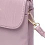 Женская сумка-кошелек Amelie Galanti розовая (A991758-pink): Тип ручки Со съемным ремнем, Плечевой ремень, Без ручки