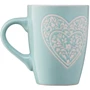 Кухоль Ardesto Heart кераміка блакитна 330 мл (AR3467BL)