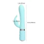 Роскошный вибратор Pillow Talk Lively Teal с кристаллом Сваровски для точки G