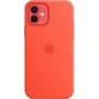 Чехол для iPhone Apple Silicone Case with MagSafe Electric Orange (MKTR3) for iPhone 12/iPhone 12 Pro: Тип чехла накладка на заднюю часть