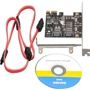 Frime PCI-E to 2 x Sata III ASM1061 (ECF-PCIEto2SATAIII.LP): Интерфейс подключения PCI-E