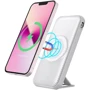 Зовнішній акумулятор iWalk Power Bank 20000mAh PowerStand Mag White (UBP20000M-WH)