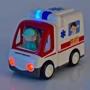 Машинка Hola Toys швидка допомога функціональна з музикою та підсвічуванням (E9997-HL)
