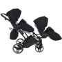 Универсальная коляска для двойни 2 в 1 Junama Diamond S-line Duo Slim 04: Ширина шасси 65 см