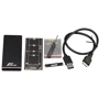 Аксессуар для накопителя Frime M.2 NGFF Metal USB 3.0 Black (FHE200.M2U30) фото 3