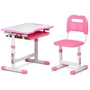 Комплект парта + стул трансформеры Sole Pink-s FUNDESK