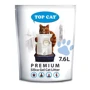 Наполнитель силикагелевый TopCat Premium для кошачьего туалета 7.6 л