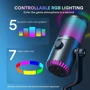 Микрофон Maono DM30 RGB Black: Способ подключения проводной