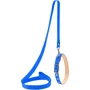 Ошейник с поводком Collar капроновый 14 мм 25-33 см синий (05482)