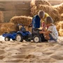 Детский трактор на педалях с прицепом Falk NEW HOLLAND синий (3080AB): Материал корпуса пластик