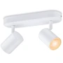 Розумний накладний точковий світильник WiZ IMAGEO Spots 2х5W 2200-6500K RGB Wi-Fi білий