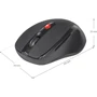 Мышь Defender Ultra MM-315 Wireless Black (52315): Эргономика симметричная для левшей