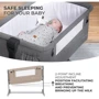 Приставная кроватка-люлька Kinderkraft Neste Grow Beige (KCNEGR00BEG0000) фото 8