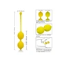 CalExotics Kegel Training Set Lemon вагинальные шарики, 9.5x3.25 см