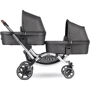 Универсальная коляска для двойни 2 в 1 ABC Design Zoom Diamond Edition Asphalt фото 10
