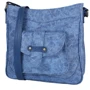Женская сумка через плечо Laskara синяя (LK10207-denim-blue)