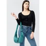 Женская сумка хобо Sambag HOBO S мурена (53100036): Стиль Повседневный (Casual)