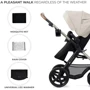 Универсальная коляска 3 в 1 Kinderkraft Moov 2 Pure Black (KSMOOV02BLKEV00) фото 22