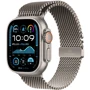 Apple Watch Ultra 2 2024 GPS + Cellular 49mm Natural Titanium Case with Natural Titanium Milanese Loop - Large (MX5T3UL/A)