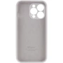 Чехол для iPhone Mobile Case Silicone Case Full Camera Protective White for iPhone 15 Pro Max: Тип чехла накладка на заднюю часть