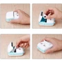Портативный детский принтер Mini printer с термопечатью Blue фото 8