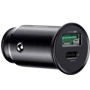 Зарядное устройство Baseus Car Charger USB+USB-C Circular Metal 30W Dark Grey (CCYS-C01): Кабель в комплекте отсутствует