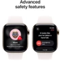 Apple Watch Series 11 GPS + Cellular 46mm Gold Titanium Case with Light Blush Sport Band - M/L (MFD64)